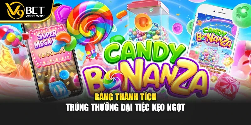 Bảng thành tích trúng thưởng đại tiệc kẹo ngọt